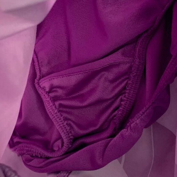 Nike Women's Dri-Fit Lined Athletic Running Shorts Purple Medium - Picture 6 of 7